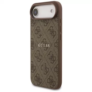 Guess 4G Ring Classic Logo MacSafe Macīgs Vāciņš iPhone Air Brūns