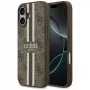 Guess 4G Printed Stripes MagSafe apvalks iPhone 17 (brūns)