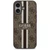 Guess 4G Printed Stripes MagSafe apvalks iPhone 17 (brūns)