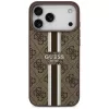 Guess 4G Printed Stripes MacSafe Macītis iPhone 17 Pro Max (Brūns)