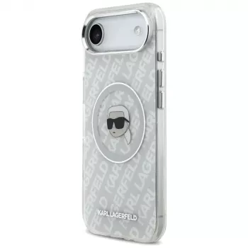 KARL LAGERFELD IML Karl Head Logo MagSafe vāciņš iPhone Air — pelēks