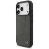 Mercedes ādas lielais lauru lapas MagSafe maciņš iPhone 17 Pro antracīta