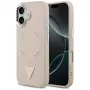 Guess Triangle Logo MacSafe Macītis iPhone 17 (Rozā)