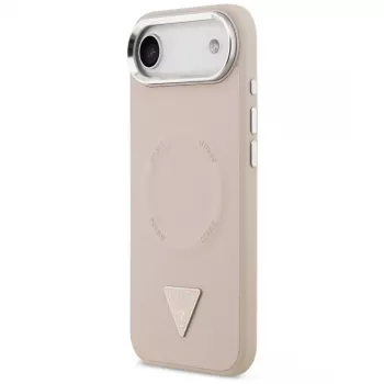 Guess Triangle Logo MacSafe Macītis iPhone Air (Rozā)