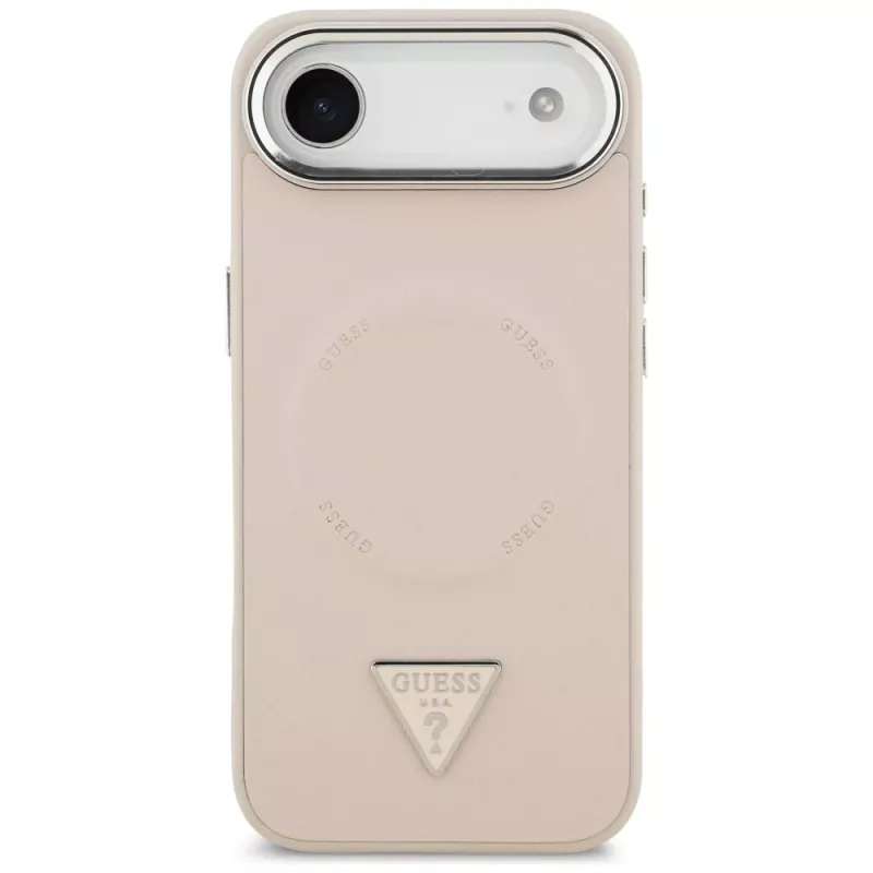 Guess Triangle Logo MacSafe Macītis iPhone Air (Rozā)