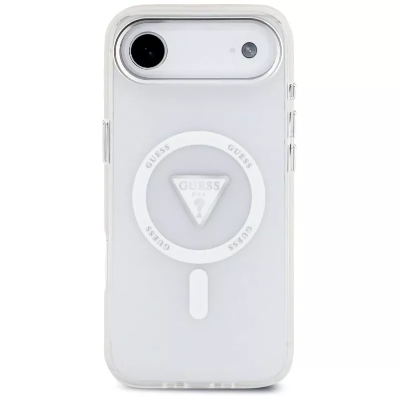 Guess IML Gradient Triangle Logo MagSafe Case iPhone Air Caurspīdīgs