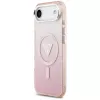 Guess IML Gradient Triangle Logo MacSafe MacPockets iPhone Air Rozā