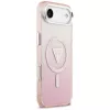 Guess IML Gradient Triangle Logo MacSafe MacPockets iPhone Air Rozā
