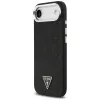 Guess Glitter Triangle Logo MagSafe Case for iPhone Air Black