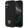 Guess Silicone Triangle Logo MacSafe Macītis iPhone 17 Melns