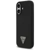 Guess Silicone Triangle Logo MacSafe Macītis iPhone 17 Melns