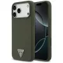 Guess Silicone Triangle Logo Macīgs MacSafe Maciņš iPhone 17 Pro Max (Khaki)