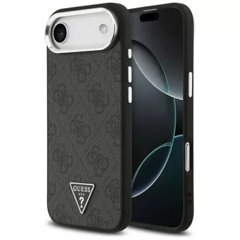 Guess 4G Triangle Logo Macīgs Macīgs Vāciņš iPhone Air (Melns)