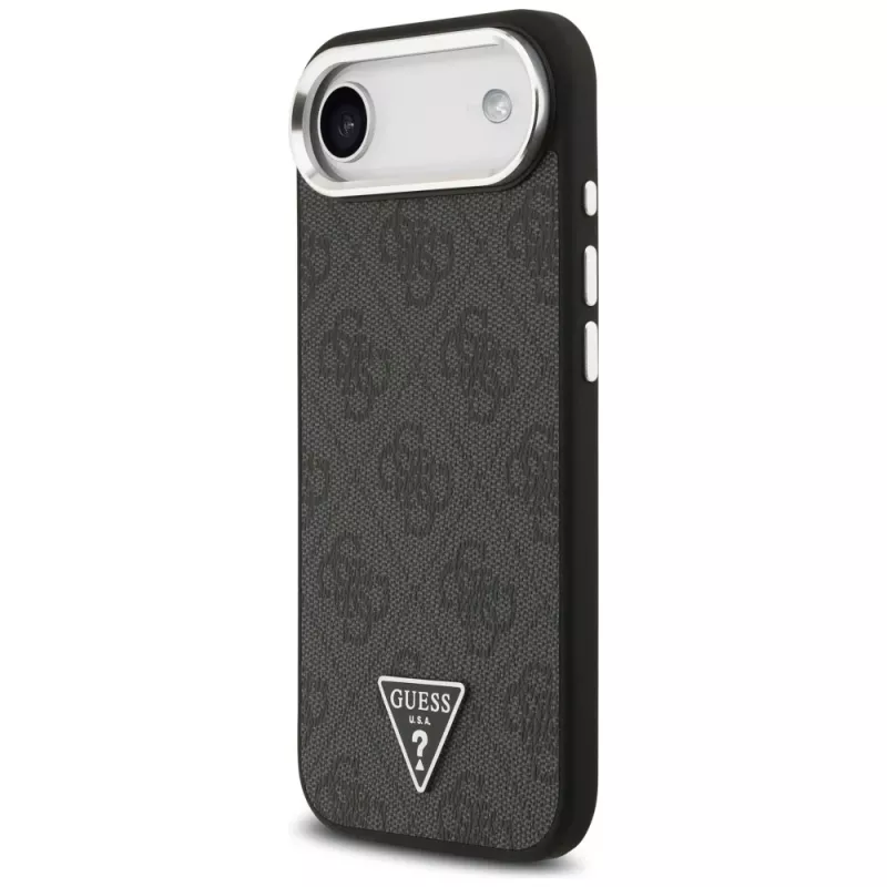 Guess 4G Triangle Logo Macīgs Macīgs Vāciņš iPhone Air (Melns)