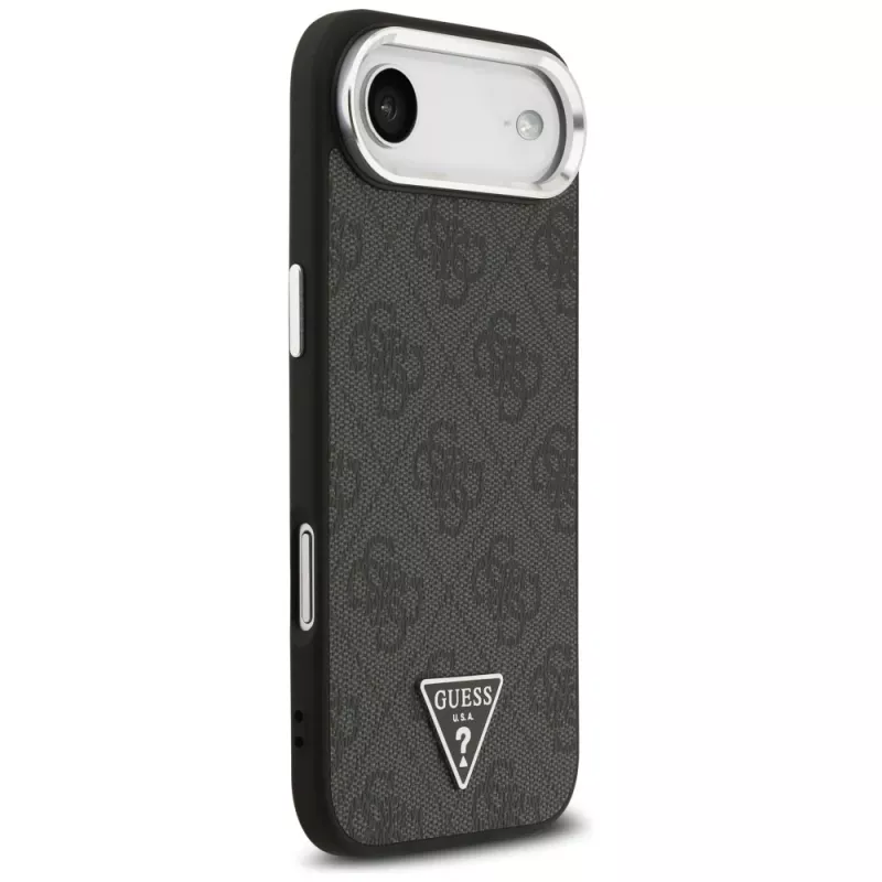 Guess 4G Triangle Logo Macīgs Macīgs Vāciņš iPhone Air (Melns)