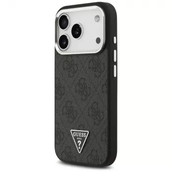 Guess 4G Triangle Logo MacSafe Macītis iPhone 17 Pro (Melns)