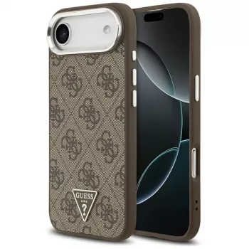 Guess 4G Triangle Logo Macīgais MacSafe Maciņš iPhone Air - Brūns