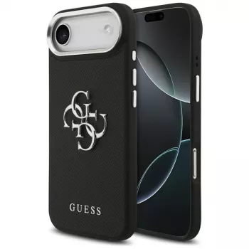 Guess Grained Big 4G Classic Logo vāciņš iPhone Air - melns