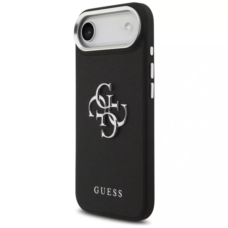 Guess Grained Big 4G Classic Logo vāciņš iPhone Air - melns