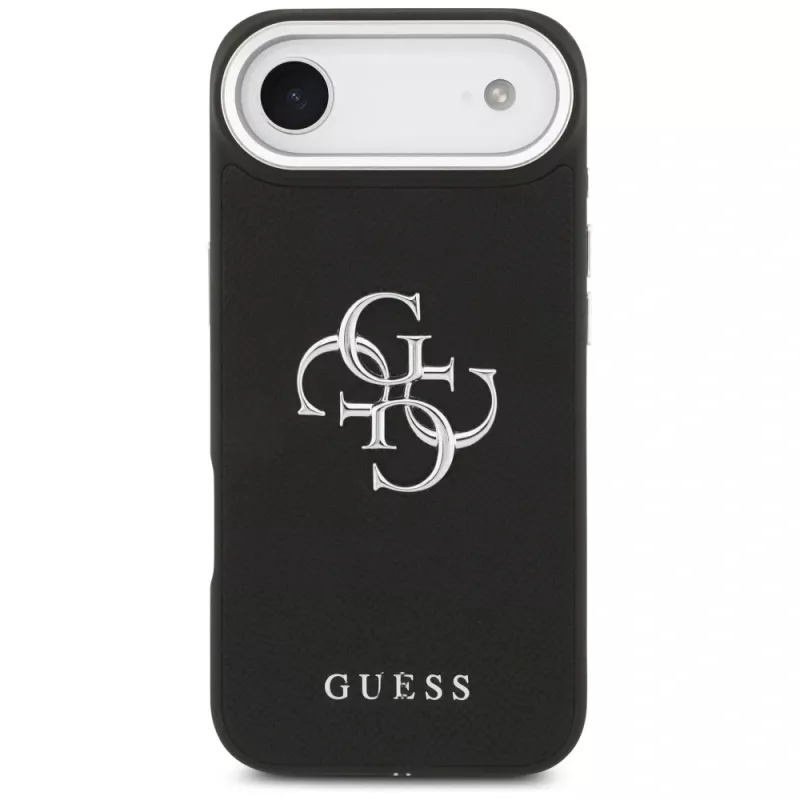 Guess Grained Big 4G Classic Logo vāciņš iPhone Air - melns