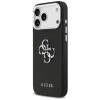 Guess Grained Big 4G Classic Logo Maciņš iPhone 17 Pro Max - Melns