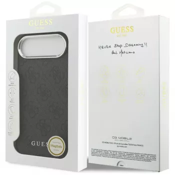 Guess 4G Classic Logo MagSafe Maciņš iPhone Air, Melns