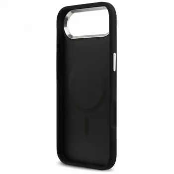 Guess 4G Classic Logo MagSafe Maciņš iPhone Air, Melns
