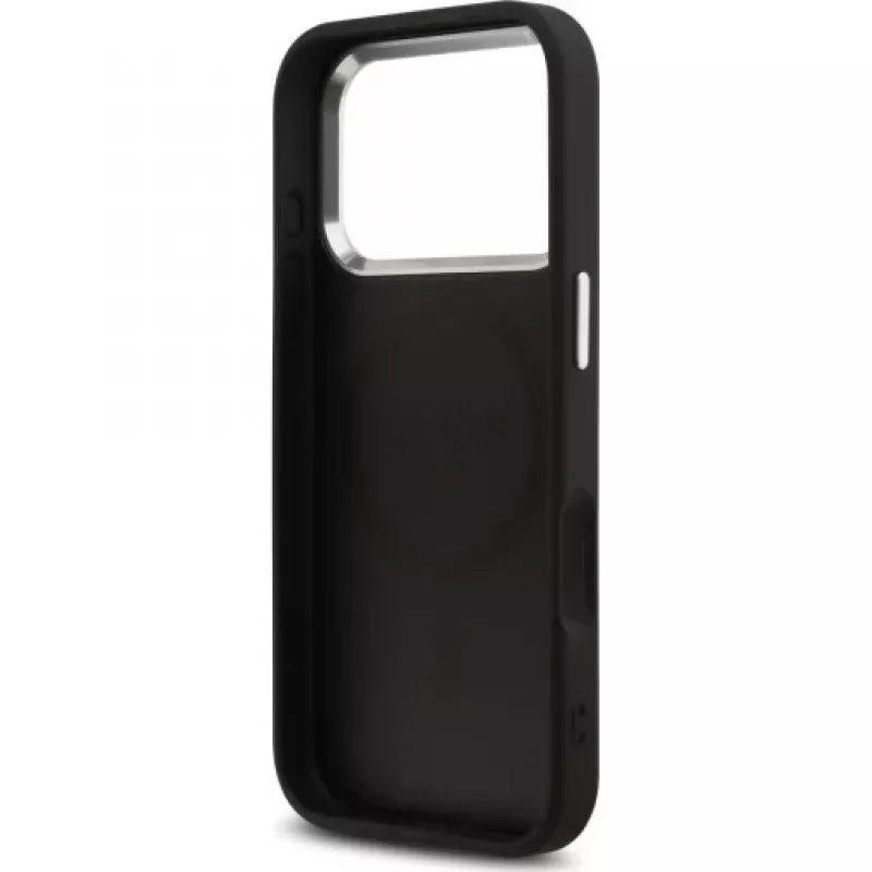 Guess 4G Classic Logo MacSafe Macītis iPhone 17 Pro (Melns)