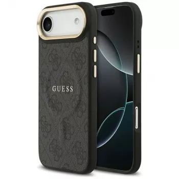 Guess 4G PU Classic Logo MagSafe vāciņš iPhone Air, melns