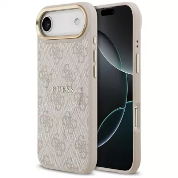 Guess 4G PU Classic Logo MacSafe Macītis iPhone Air Rozā