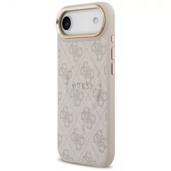 Guess 4G PU Classic Logo MacSafe Macītis iPhone Air Rozā