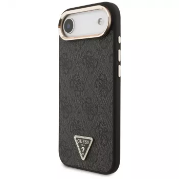 Guess 4G Triangle Logo MagSafe apvalks iPhone Air, melns/zelta