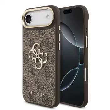 Guess 4G Big 4G Classic Logo apvalks iPhone Air (brūns/zelta)