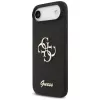 Guess Silicone Big 4G Script Case iPhone Air - Melns