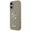 Guess Silicone Big 4G Script Phone Case iPhone 17 - Brūns