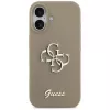Guess Silicone Big 4G Script Phone Case iPhone 17 - Brūns