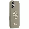 Guess Silicone Big 4G Script Phone Case iPhone 17 - Brūns