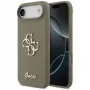 Guess Silicone Big 4G Script Case for iPhone Air Brown