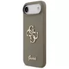 Guess Silicone Big 4G Script Case for iPhone Air Brown