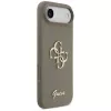 Guess Silicone Big 4G Script Case for iPhone Air Brown