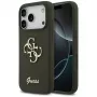 Guess Silicone Big 4G Script Case for iPhone 17 Pro - Khaki