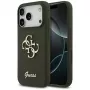 Guess Silicone Big 4G Script Case iPhone 17 Pro Max Khaki