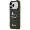 Guess Silicone Big 4G Script Case iPhone 17 Pro Max Khaki