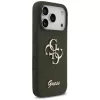 Guess Silicone Big 4G Script Case iPhone 17 Pro Max Khaki