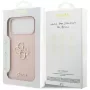 Guess Silicone Big 4G Script Case Apple iPhone 17 Pro Max - Rozā