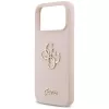 Guess Silicone Big 4G Script Case Apple iPhone 17 Pro Max - Rozā