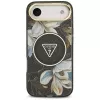 Guess IML Glitter Flowers Triangle MagSafe vāciņš iPhone Air — melns