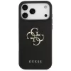 Guess Grained Big 4G & Classic Logo Back Cover iPhone 17 Pro Max, Melns