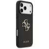 Guess Grained Big 4G & Classic Logo Back Cover iPhone 17 Pro Max, Melns