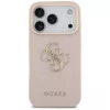 Guess Grained Big 4G & Classic Logo Maciņš iPhone 17 Pro Rozā